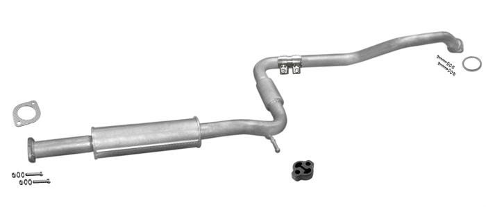 Mittelschalldämpfer NISSAN PRIMERA (P11) 2.0 16V 1996-2002 Auspuff