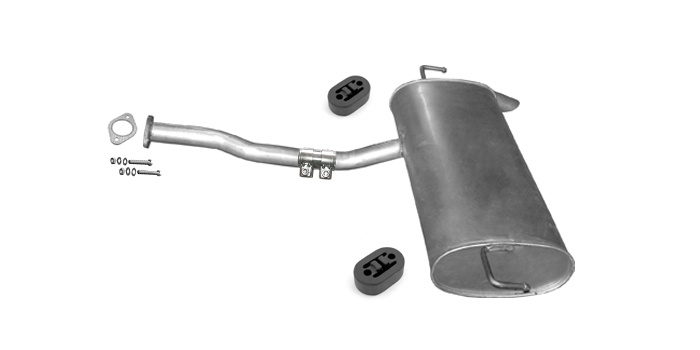 Endschalldämpfer für HYUNDAI IX35 KIA SPORTAGE 2.0 i Auspuff