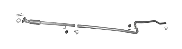 Mittelrohr für FIAT DOBLO (263) 1.6 JTD  / OPEL COMBO 1.6 CDTi LWB Auspuff