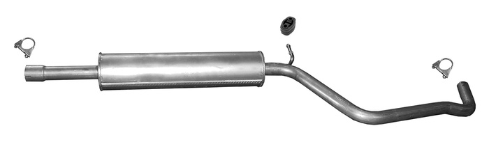 Mittelschalldämpfer für VW Golf VII & Audi A3 Sportback  1.4 TFSI Auspuff