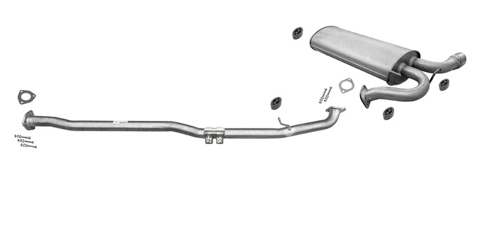 Auspuff für OPEL ANTARA 2.0 CDTi 127/150PS Auspuffanlage