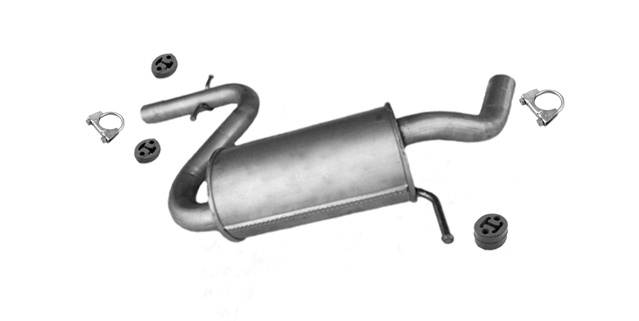 Mittelschalldämpfer für A3 ALTEA / XL LEON TOLEDO GOLF V / PLUS 1.4 TSi 2.0 FSi