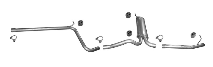 Auspuff für SKODA OCTAVIA III 1.6 TDI 2012-2017 Auspuffanlage