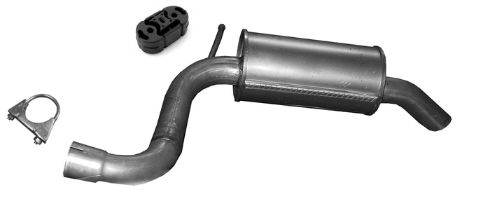 Endschalldämpfer für CHRYSLER GRAND VOYAGER V (RT) 3.8 Auspuff Endtopf