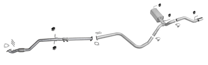 Auspuff für OPEL ASTRA J 2.0 CDTi Schrägheck / GTC +Rohr Vorne Auspuffanlage