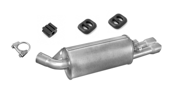 Endschalldämpfer für OPEL CALIBRA 2.0i T 4x4 204 PS 1991-1996 Auspuff