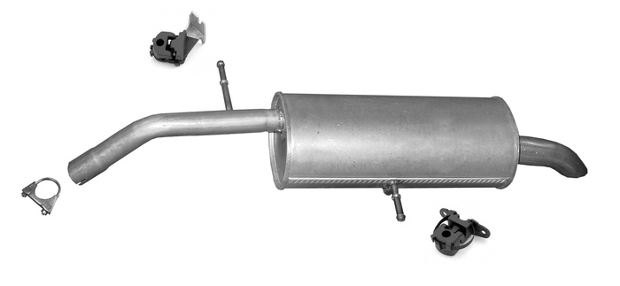 Endschalldämpfer für CITROEN C4 II (NC) 1.4 VTi 95 PEUGEOT 308 I 1.4 98PS