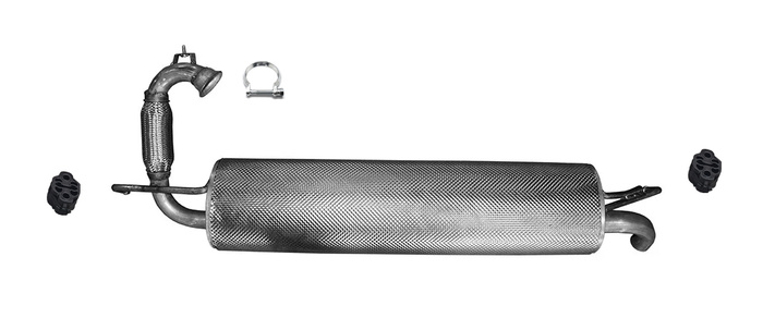 Endschalldämpfer für RENAULT TWINGO SMART (453) 0.9 1.0 mit Hitzeschild ab 2014