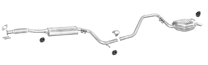 Auspuff FORD MONDEO MK2 2.0 Kombi 1997-1998 Auspuffanlage