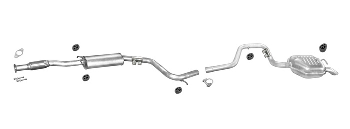 Auspuff FORD MONDEO MK1 1.8 TD Schrägheck Stufenheck Auspuffanlage