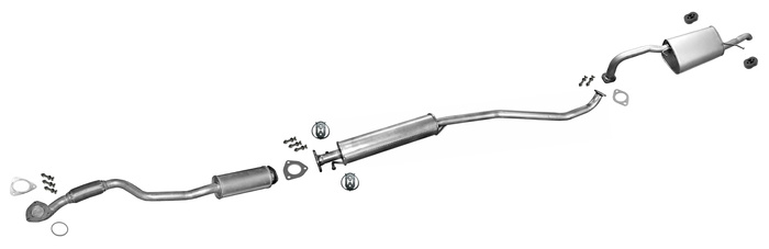 Auspuff für CHEVROLET / DAEWOO NUBIRA LACETTI 1.4 1.6 1.8 Kombi +VSD