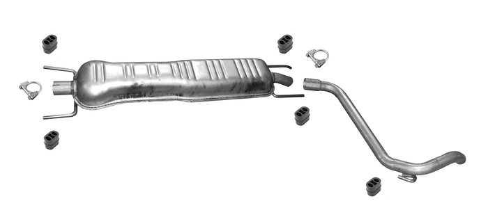 Auspuff für OPEL COMBO 1.6 CNG 2005-2011 Auspuffanlage