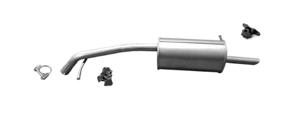 Endschalldämpfer für CITROEN C-ELYSSE 1.6 VTi 115PS Ab 2012 Auspuff