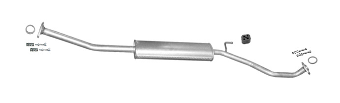 Mittelschalldämpfer für NISSAN MICRA MK III 1.0 1.2 1.4 16V 01.03-11.03 Auspuff