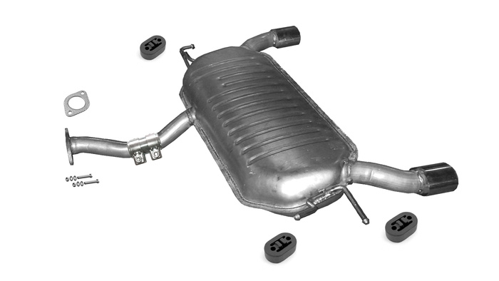 Endschalldämpfer für KIA SPORTAGE II HYUNDAI TUCSON 2.0 16V 104kW 4x4 ab 2004