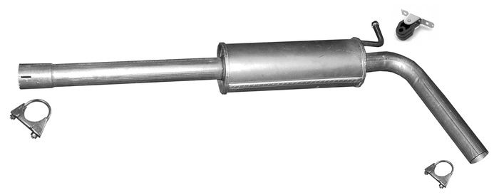 Mittelschalldämpfer für SEAT IBIZA SKODA FABIA III IV ab 2009 Auspuff Mitteltopf