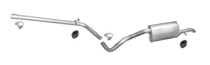 Auspuff für SEAT IBIZA IV (6J, 6P) 1.2 Ab 11.2009 Auspuffanlage