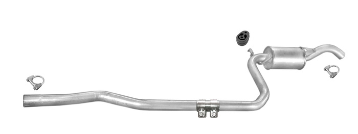 Mittelschalldämpfer für FORD FIESTA III 1.6 103PS  Auspuffanlage
