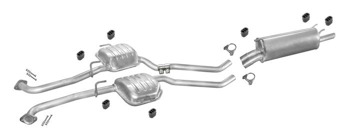 Auspuff OPEL OMEGA B 2.5 2.6 V6 Kombi Auspuffanlage