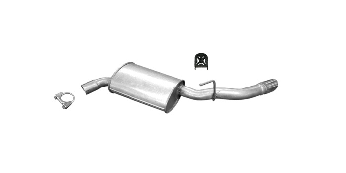 Endschalldämpfer für ALFA ROMEO GIULIETTA 1.4 TB 1.6 JTDM Auspuff Endtopf