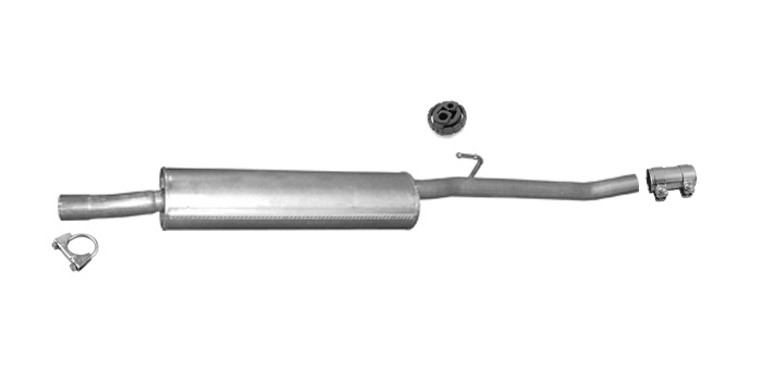 Mittelschalldämpfer für JUMPY EVASION SCUDO 806 EXPERT 2.0 HDI JTD 16V Auspuff