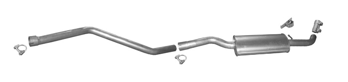 Mittelschalldämpfer für BMW 1 E81 E87 2.0 D 116d 118d 120d Auspuff