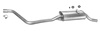 Endschalldämpfer für VW POLO II 1.3 / 1.3 CAT / G40 75 78 113 PS  Auspuff