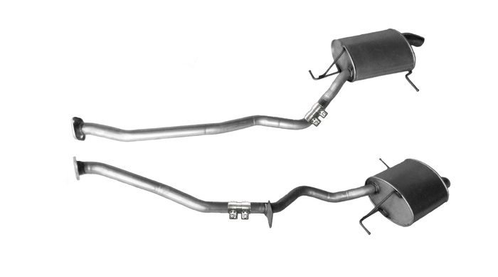 Endschalldämpfer für BMW X5 (E53) 3.0 228PS 231PS 2000-2006 Auspuff