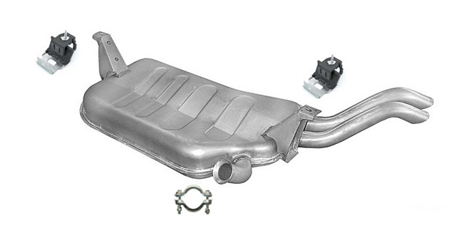 Endschalldämpfer RENAULT LAGUNA 2.0 1.9 2.2 dCi Auspuff Endtopf