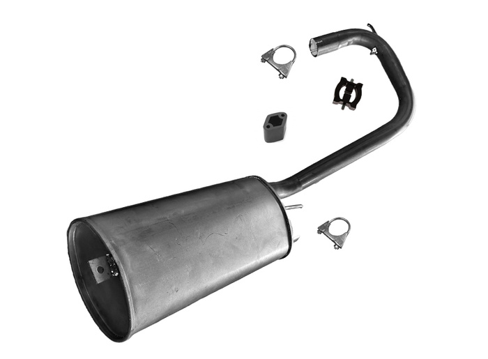 Endschalldämpfer für LADA NIVA 2121 1700 1.7 4x4 Gas LPG GPL Auspuff Endtopf