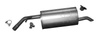 Endschalldämpfer für PEUGEOT 207 1.4 73PS 74PS 75PS 2007-2014 Auspuff