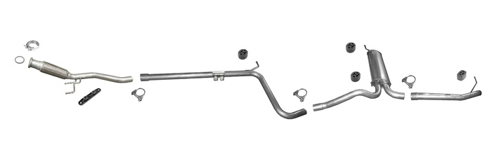 Auspuff +Rohr für SKODA OCTAVIA III 1.6 TDI 2012-2017 Auspuffanlage