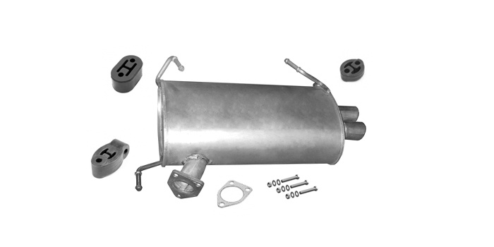 Endschalldämpfer für OUTLANDER II 2.0 C-CROSSER 4007 2.2HDi Auspuff