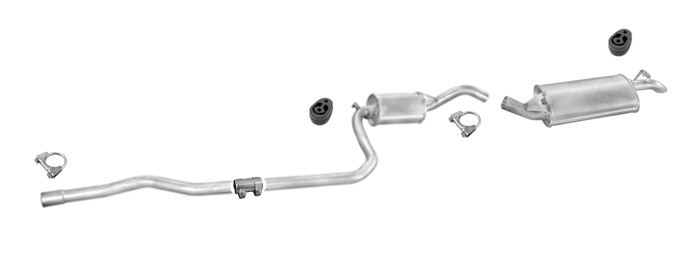 Auspuff FORD FIESTA MK3 1.1 50PS 1.3 60PS 1991-1997 Auspuffanlage