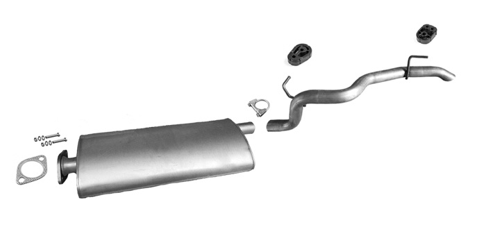 Auspuff für JEEP CHEROKEE (KJ) 2.5 2.8 3.7 V6 4X4 Auspuffanlage