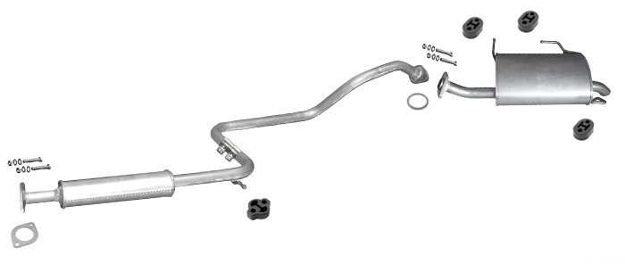 Auspuff NISSAN PRIMERA (WP11) 1.8 Kombi EURO 4 1999-2002 Auspuffanlage