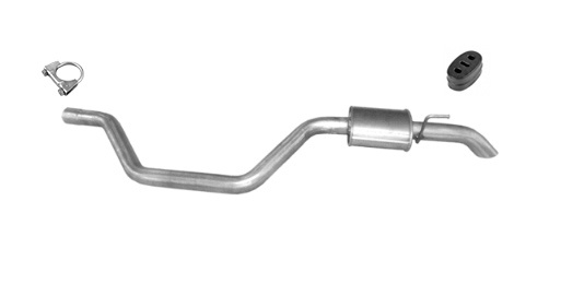 Endschalldämpfer für SSANGYONG RODIUS 2.7 Xdi Auspuffanlage