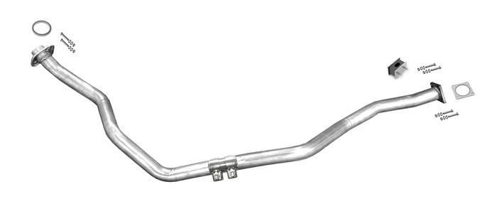 Rohr für TOYOTA LAND CRUISER (HJ45) 3.6 D 95PS 1978-1984 Auspuff