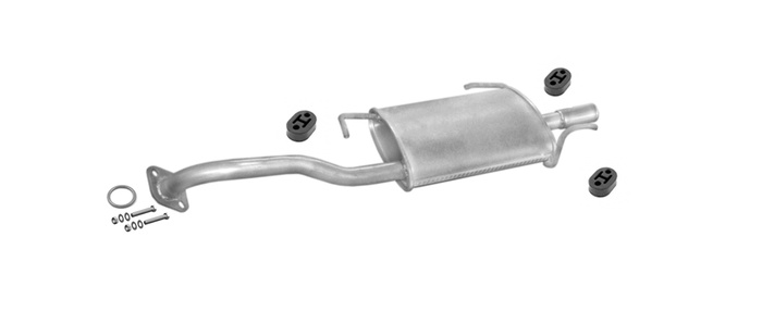 Endschalldämpfer für NISSAN SUNNY (N14) 1.4 1.6 5 Türen Schrägheck Auspuff