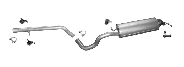 Auspuff für AUDI A3 (8L1) 1.9 TDI Turbo Diesel Auspuffanlage