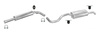 Auspuff SEAT CORDOBA 1.4 1.6 1.8 Stufenheck Coupe Vario 96-02 Auspuffanlage