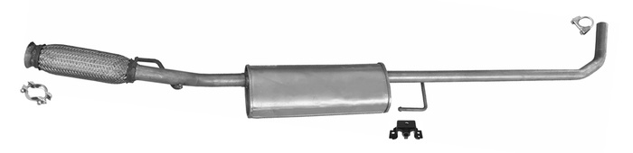 Mittelschalldämpfer für NISSAN MICRA 1.0 i 71 PS Ab 03.2017 Auspuff