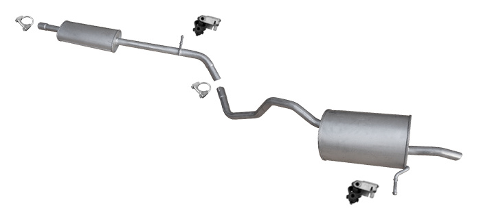 Auspuff RENAULT CLIO IV 1.2 73PS Auspuffanlage