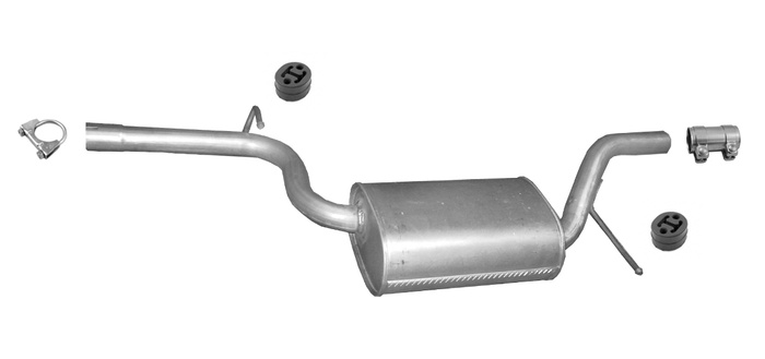 Mittelschalldämpfer VW PASSAT B6 B7 1.4 1.8 TSI 2.0 FSI Auspuff Mitteltopf