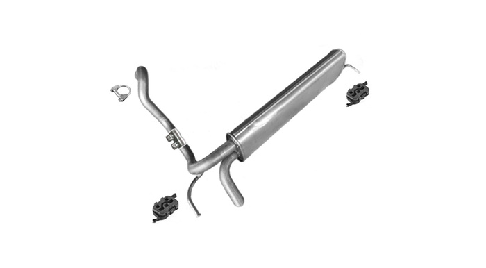 Endschalldämpfer für FIAT PUNTO / GRANDE / EVO 1.4 Natural Power Auspuff