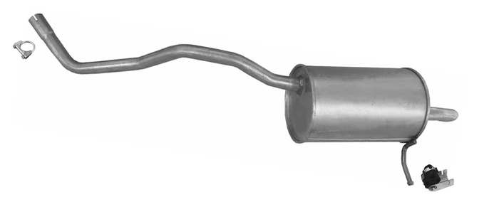 Endschalldämpfer für RENAULT CLIO IV 1.2 i 16V Auch LPG, VAN Auspuff