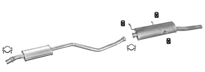 Auspuff CITROEN XSARA 1.9 SD 1.9 TD 2.0 HDI Kombi 1998-2005 Auspuffanlage