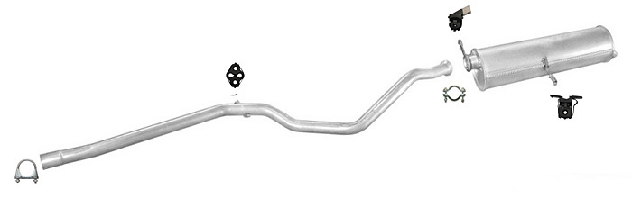 Auspuff PEUGEOT 307 SW 2.0 HDI 90PS Kombi 2002-2005 Auspuffanlage