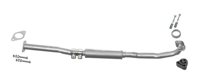 Mittelschalldämpfer für Nissan X-Trail (T30) 2.2 dCi TD 2WD 4WD Auspuff