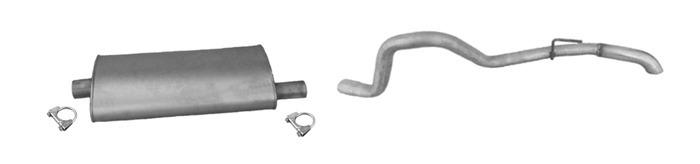 Auspuff für JEEP GRAND CHEROKEE I 5.2 211, 212, 215PS 4x4 Auspuffanlage